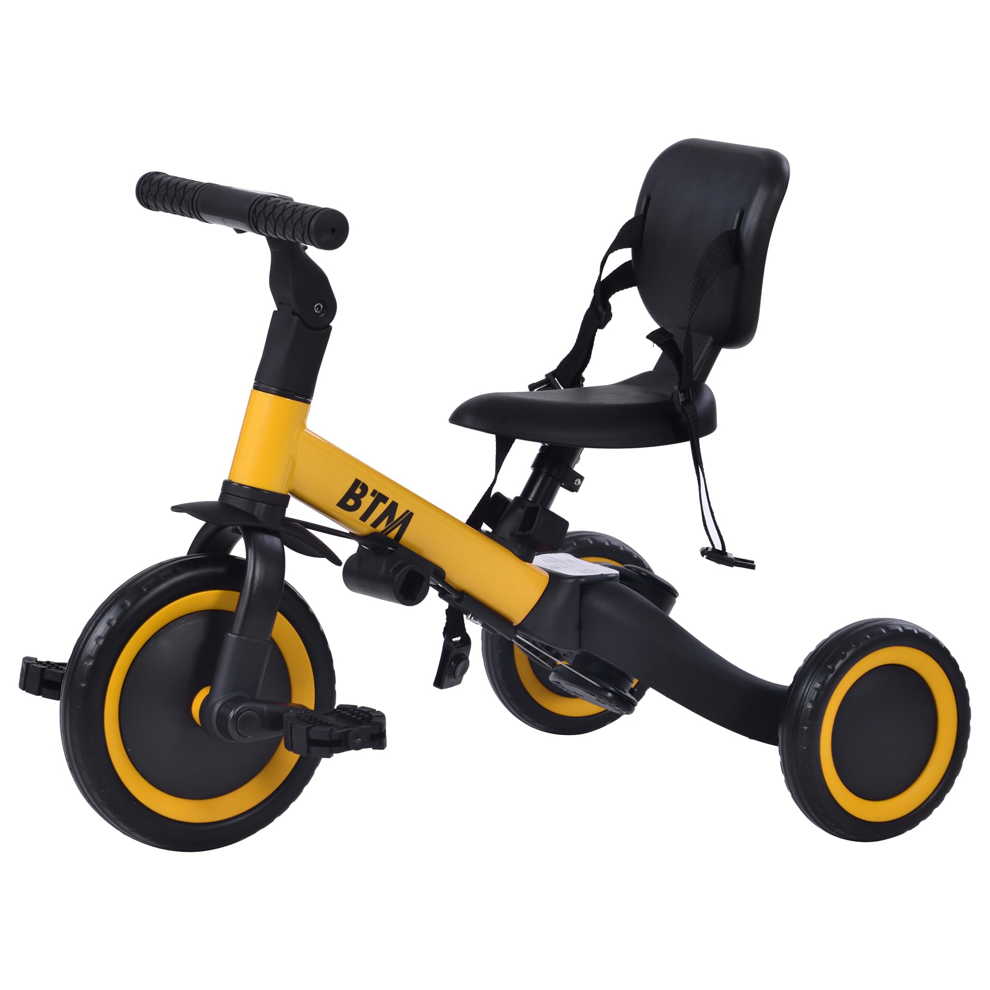 Amazon.co.jp: 三輪車 1歳-5歳用 一台4役 | 手押し棒付き かじとり機能